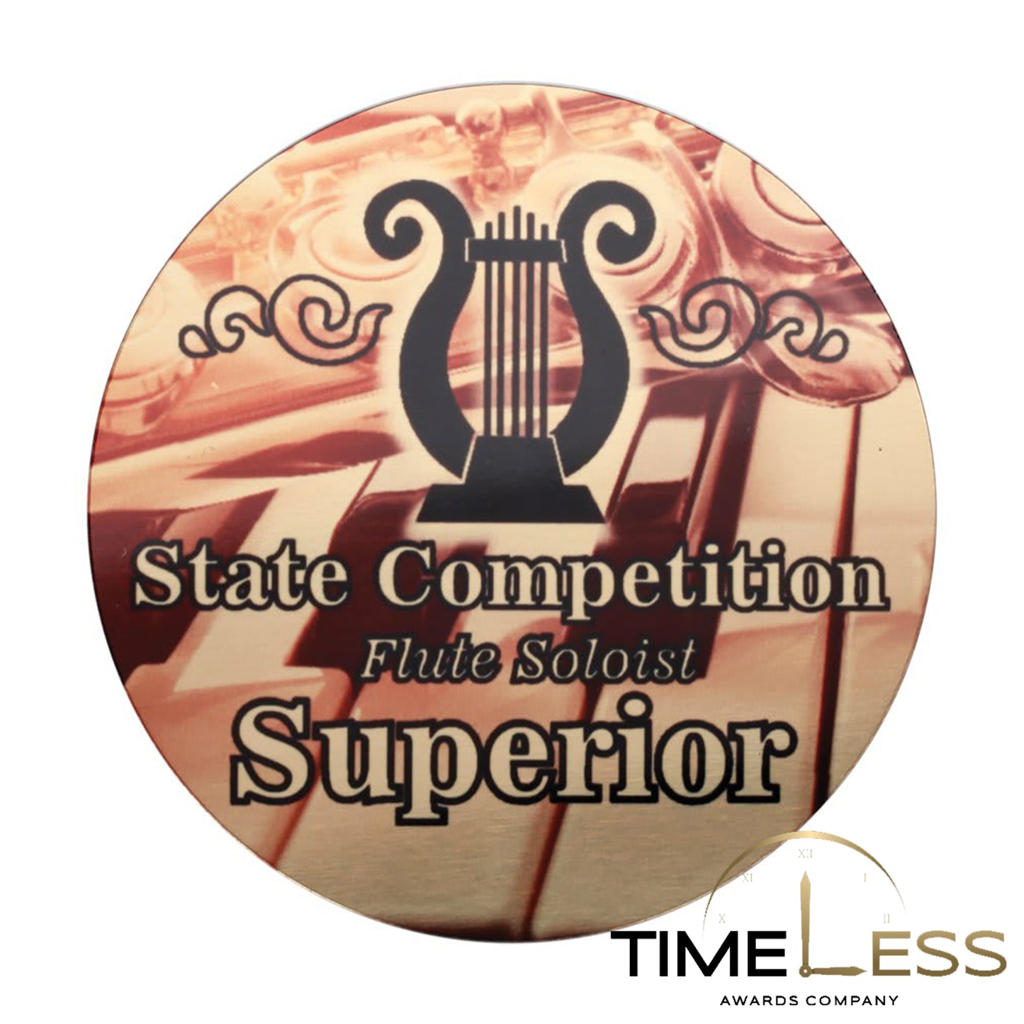 Full Color Insert Metal Die Cut Discs