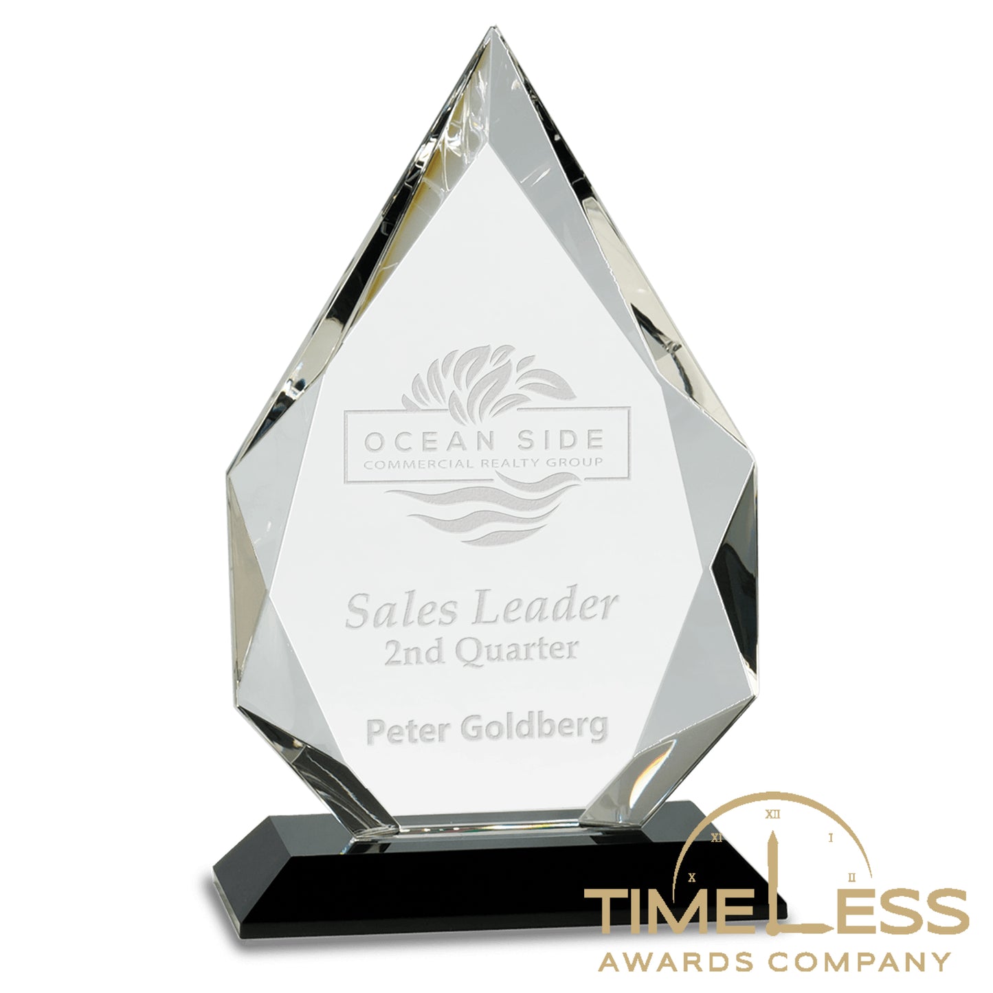 Diamond Crystal On Pedestal Base