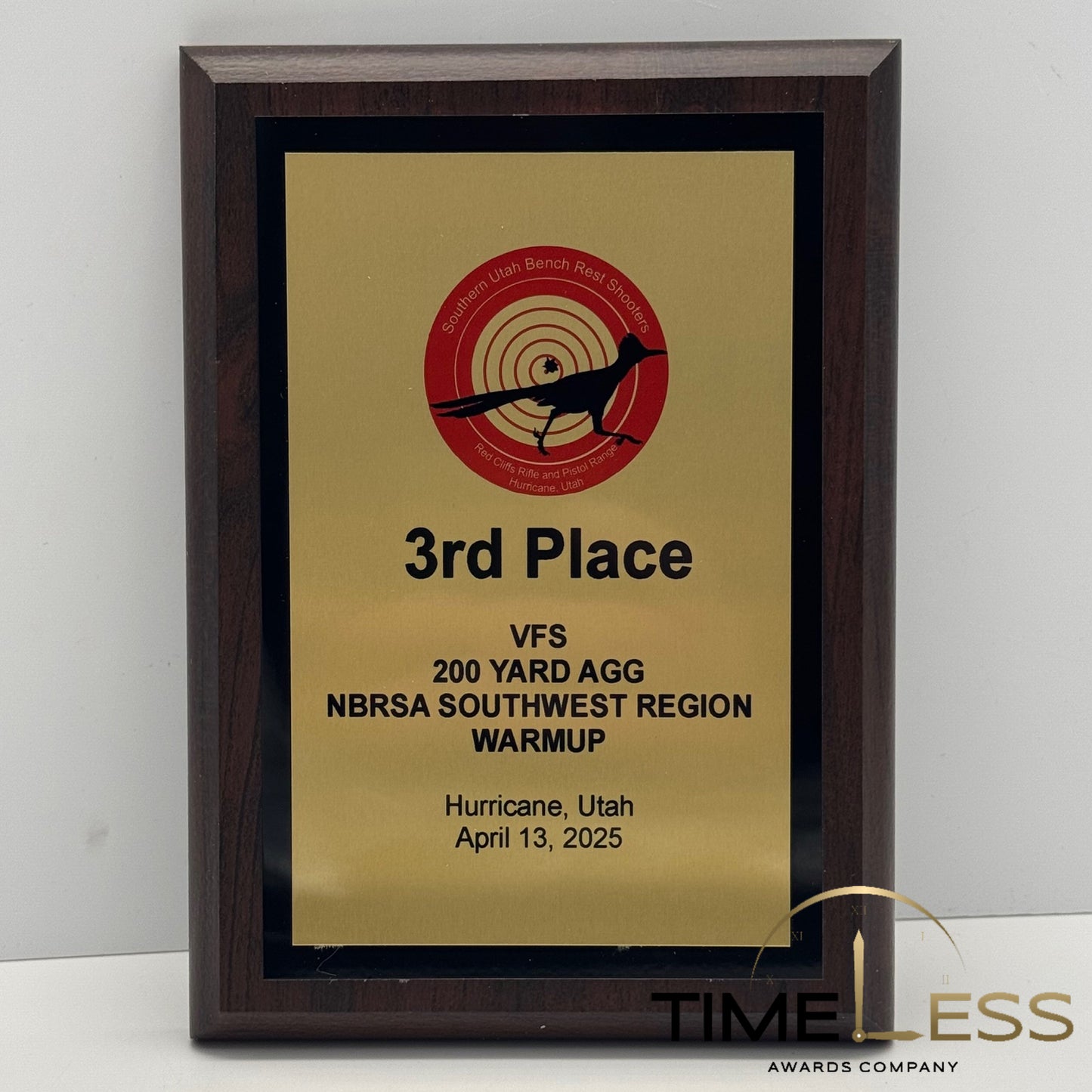 Cherry Finish Plaque