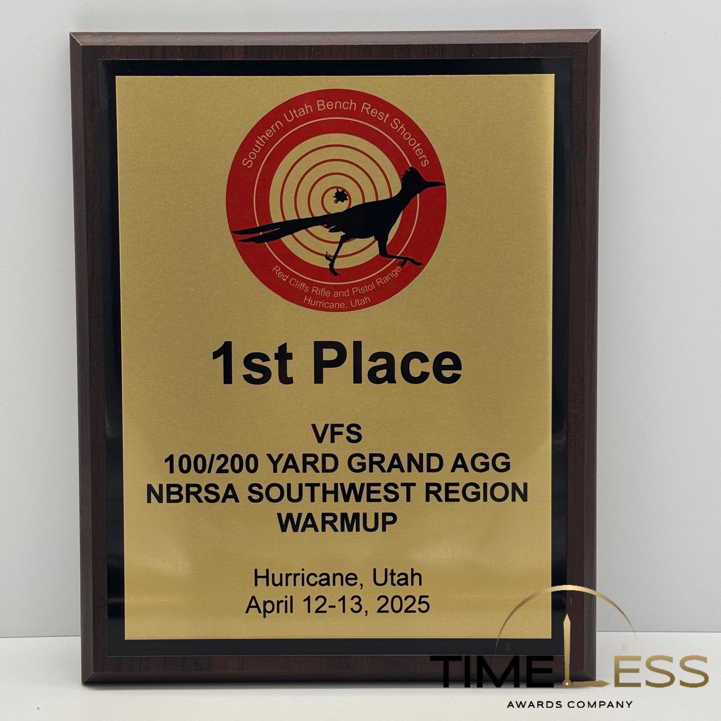 Cherry Finish Plaque