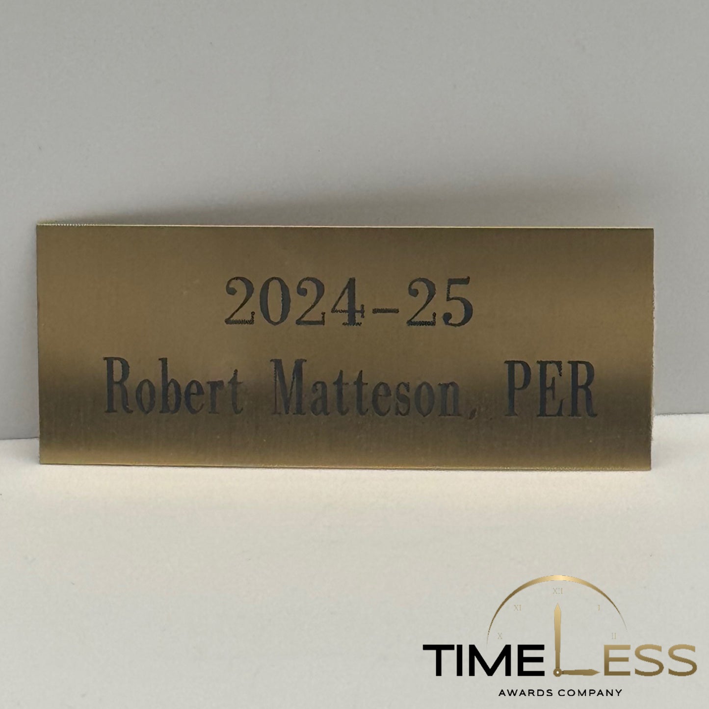 Satin Brass Plate
