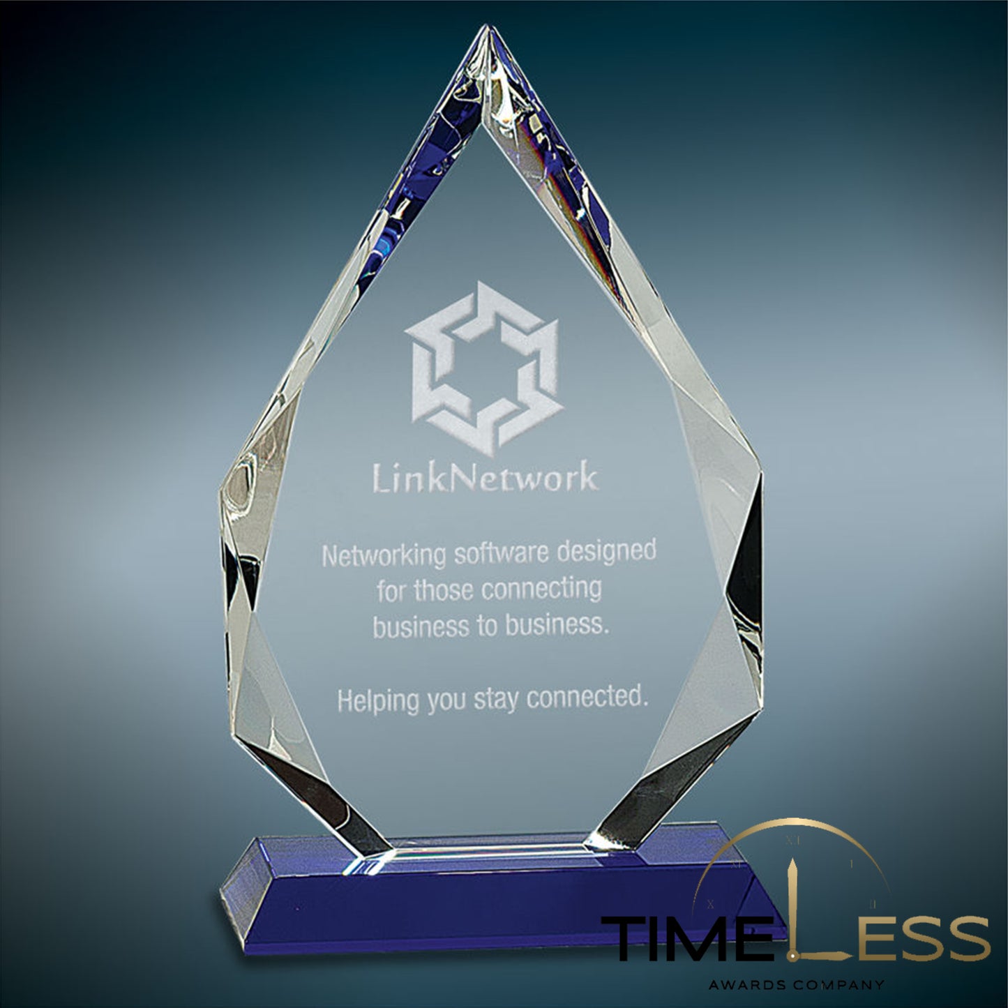 Diamond Crystal On Pedestal Base