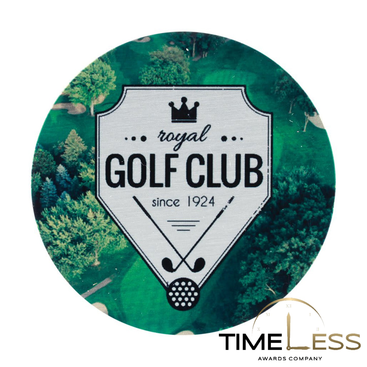 Full Color Insert Metal Die Cut Discs
