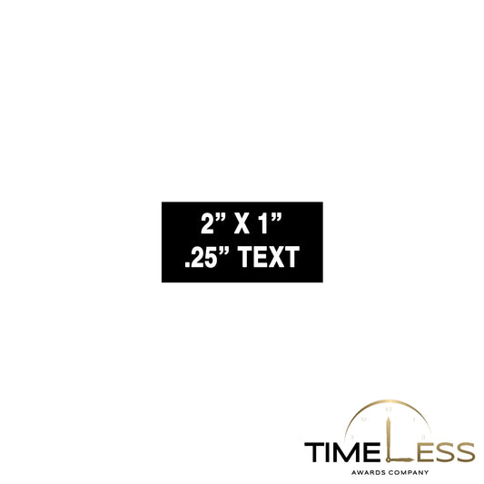 Black/White Custom Electrical Labels (6" Wide or Less)