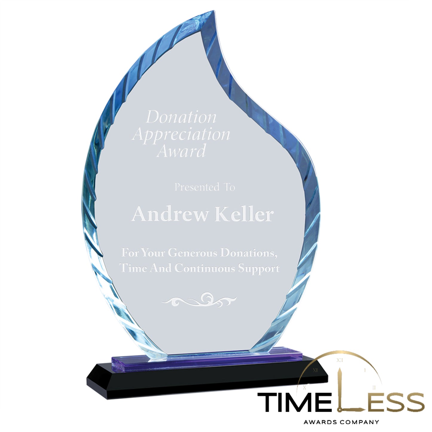 Flame Accent Glass Award
